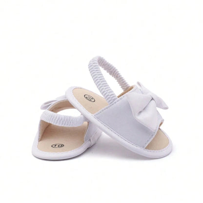 Baby Sandals 0-15M, Bow Decor Toddler First Walking Shoes