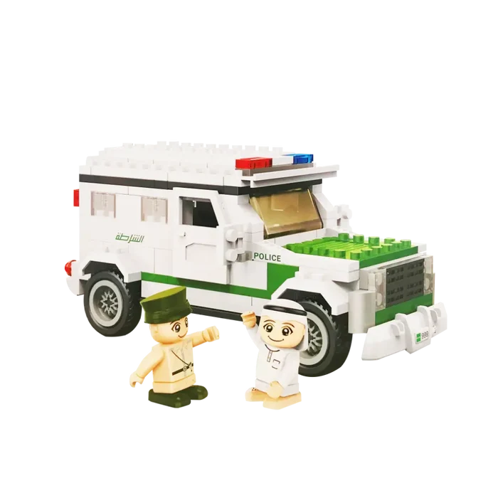 Banbao Arabic Police Car 230-pieces UAE
