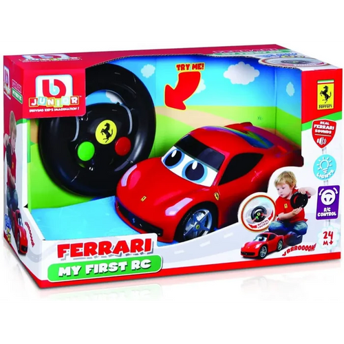 Bburago Junior Ferrari My First Rc 458 Italia Battery Operated