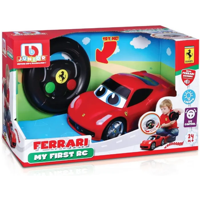 Bburago Junior Ferrari My First Rc 458 Italia Battery Operated