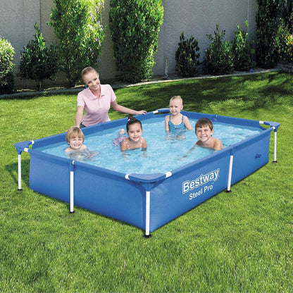 Bestway Steel Pro Rectangular Above Ground Pool - 221x150x43cm