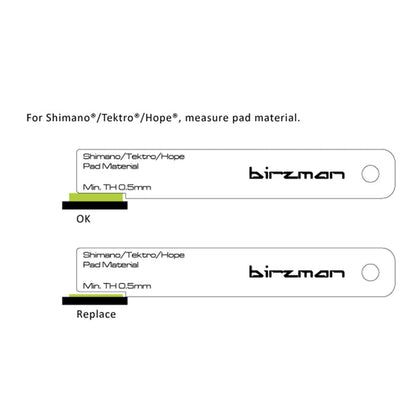 BIRZMAN BICYCLE BRAKE PAD WEAR INDICTOR