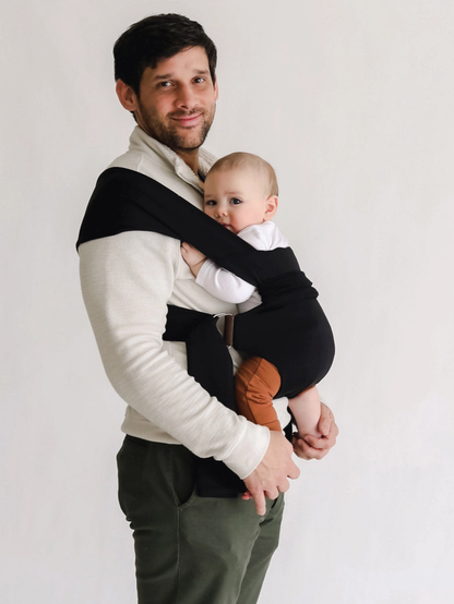 Black | Lalabu Simple Wrap | Baby Carrier | Baby Wrap
