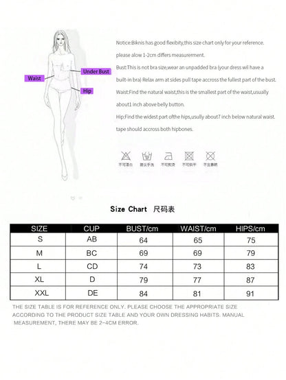 Bohemian Style High Waist Ruched Bikini Set, Printed Spaghetti Straps, Stretchy Fabric, Suitable For Women Vacation Elegant Beach Black Summer