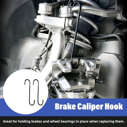 Brake Caliper Press Tool, Ratchet Piston Compressor With 2 Hooks, Universal Disc Brake Spreader Wrench, Easy Automotive Repair Tool For DIY Car Brake Maintenance, Father's Day Gift