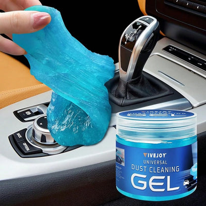 Car Cleaning Gel, 200g Car Cleaning Putty For Detailing Interior Cleaner, Dust Cleaning Slime For Cars, Keyboards & Electronics – Reusable Odorless Car Cleaning Supplies, Pink, 1 Pack 7oz