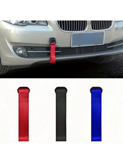 Car Tow Rope Strap Bumper Decorative Ribbon End Hook Towing Modification Exterior Accessory