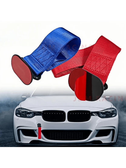Car Tow Rope Strap Bumper Decorative Ribbon End Hook Towing Modification Exterior Accessory