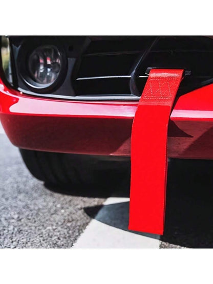 Car Tow Rope Strap Bumper Decorative Ribbon End Hook Towing Modification Exterior Accessory