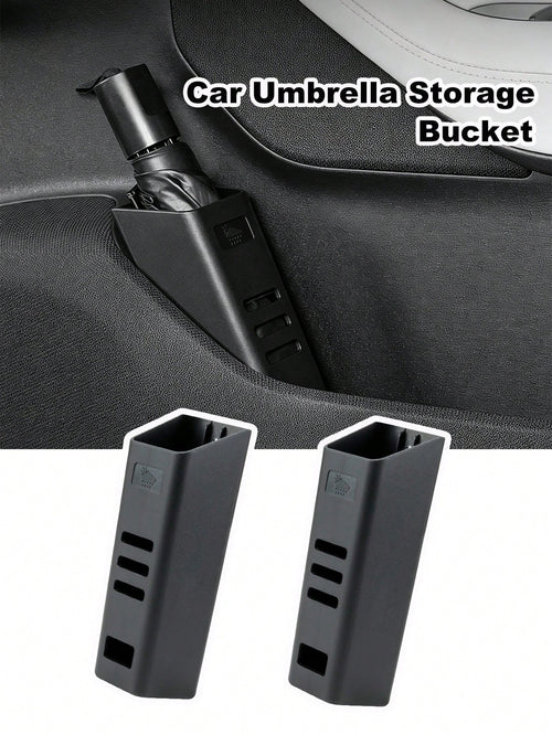 Car Umbrella Bucket Universal Waterproof Leakproof| Vehicle Interior Umbrella Storage For Automotive Sedan SUV RV Trunk