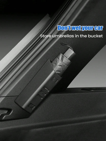 Car Umbrella Bucket Universal Waterproof Leakproof| Vehicle Interior Umbrella Storage For Automotive Sedan SUV RV Trunk