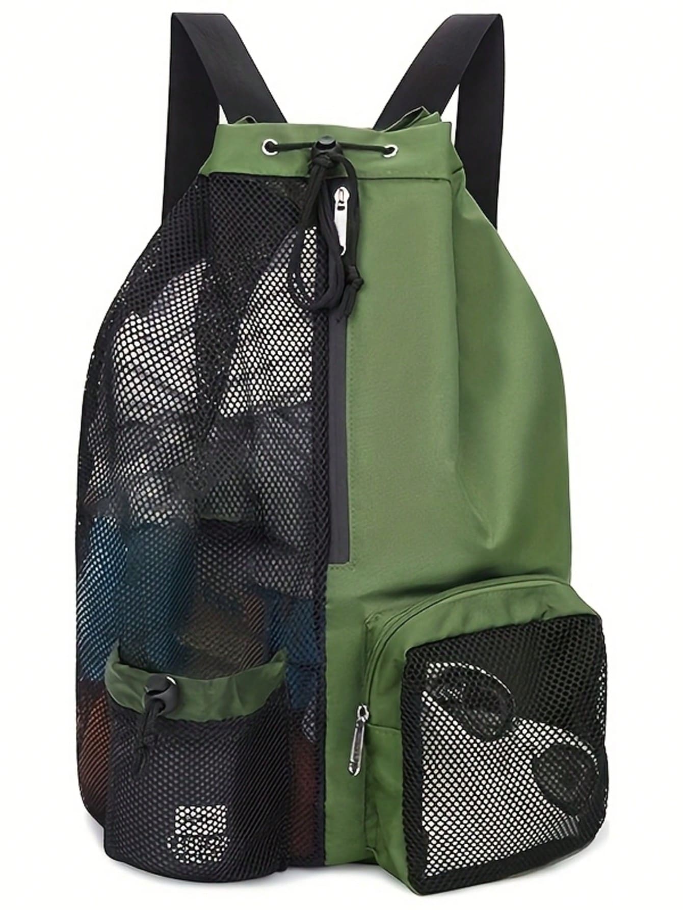 Casual Minimalist Beach Bag, Easy To Carry, Multi-Pocket Design, Multi-Functional Travel Bag, Suitable For Festivals/Holidays/Holidays, Versatile Outdoor Bag, Suitable For Both Men And Women