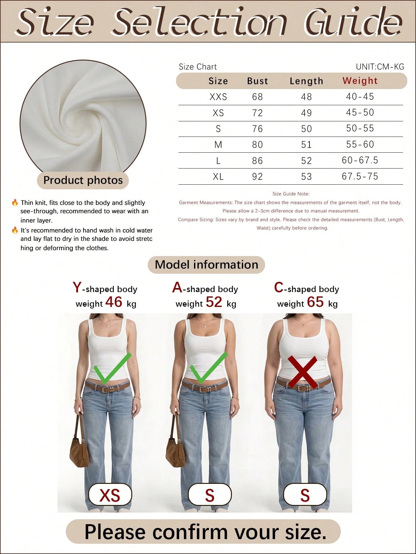 Casual Solid Color Tank Top, Versatile For Summer White, Everyday Wear