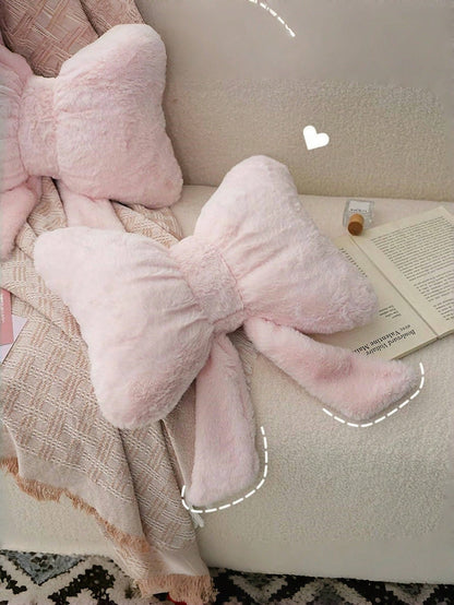 Christmas Decorative Pillow, Soft And Adorable Bow Pillow Perfect For Christmas Bedroom, Sofa, Bed, And Other Home Decor A Wonderful Christmas Gift For Friends And Family