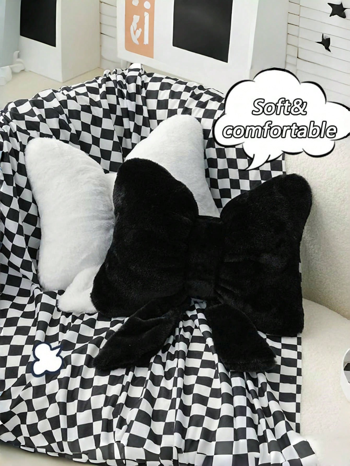 Christmas Decorative Pillow, Soft And Adorable Bow Pillow Perfect For Christmas Bedroom, Sofa, Bed, And Other Home Decor A Wonderful Christmas Gift For Friends And Family