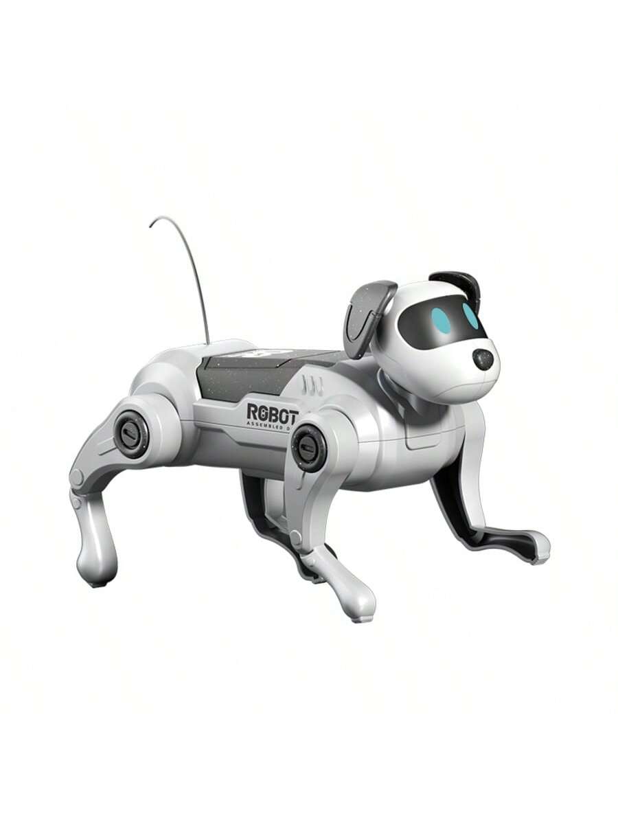 Christmas Robot Dog Gift For Kids, Interactive Robotic Puppy With Voice Control & Remote Life-Like Walking Barking Toy For Boys Girls Age 3-8