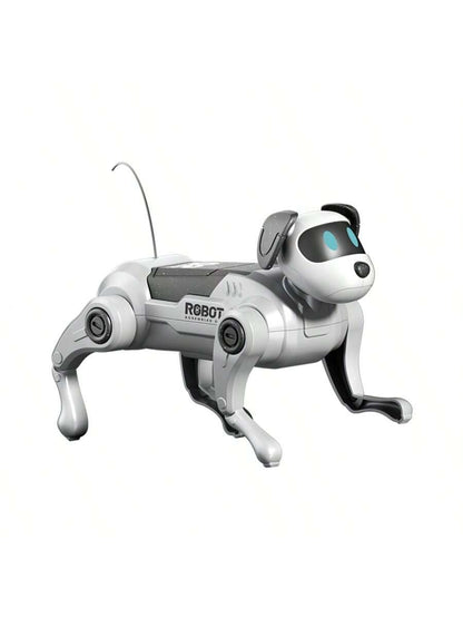 Christmas Robot Dog Gift For Kids, Interactive Robotic Puppy With Voice Control & Remote Life-Like Walking Barking Toy For Boys Girls Age 3-8