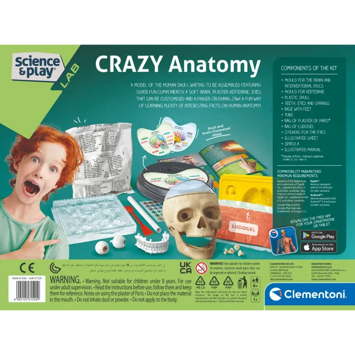 Clementoni Science & Play Crazy Anatomy Lab Toys for kids