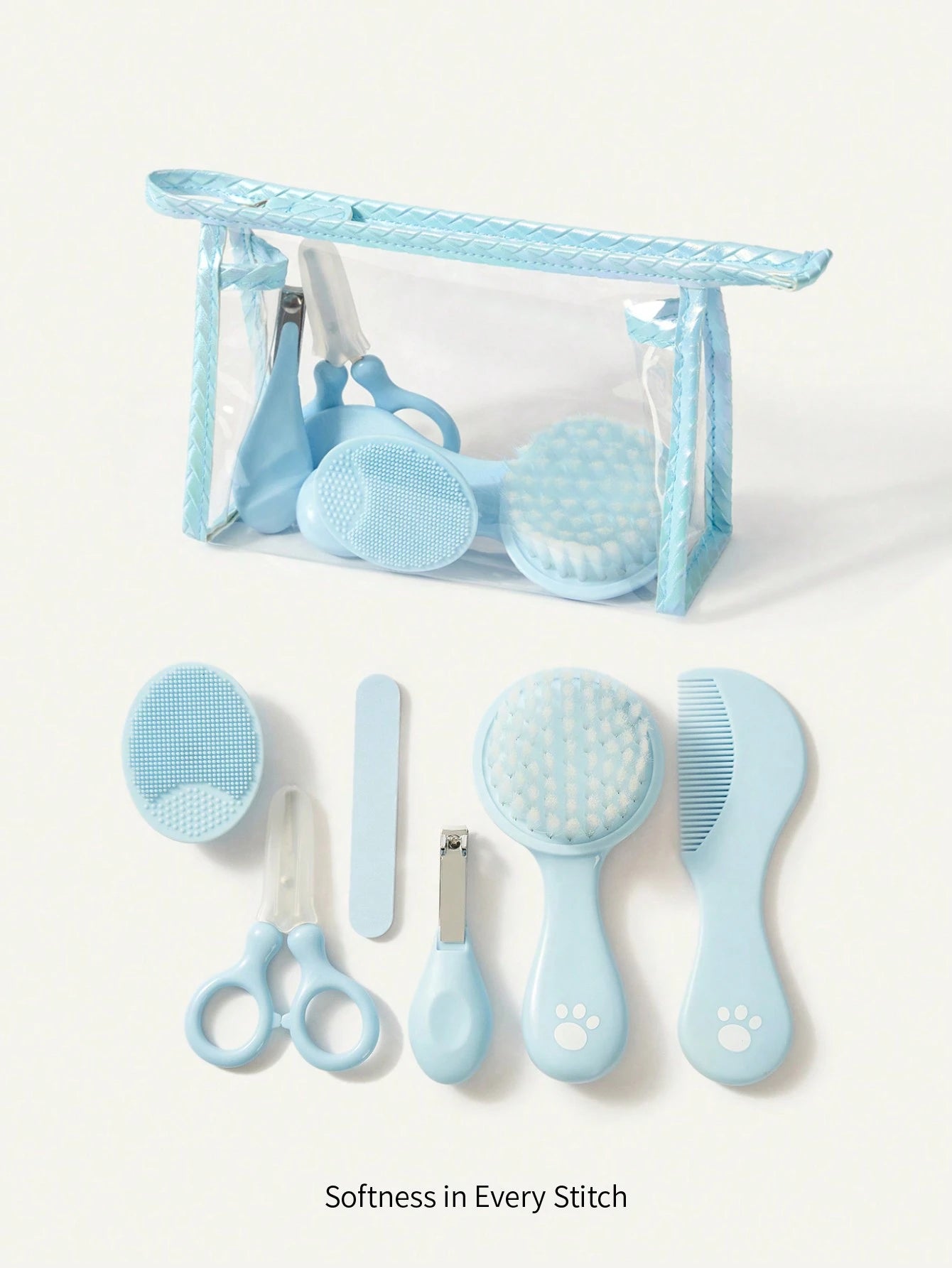 Cozy Pixies Blue Baby Nail Care 6 Pieces Set