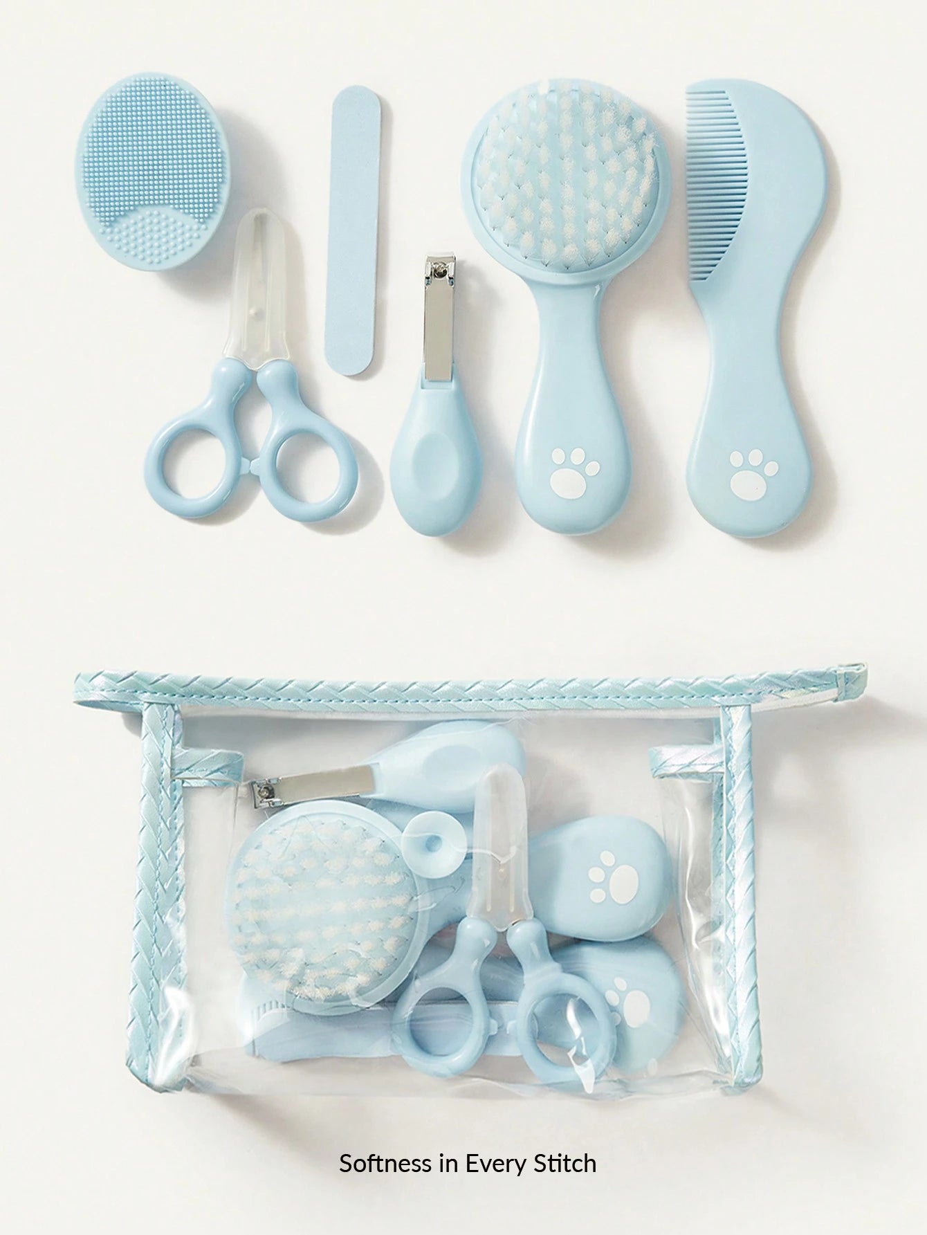 Cozy Pixies Blue Baby Nail Care 6 Pieces Set
