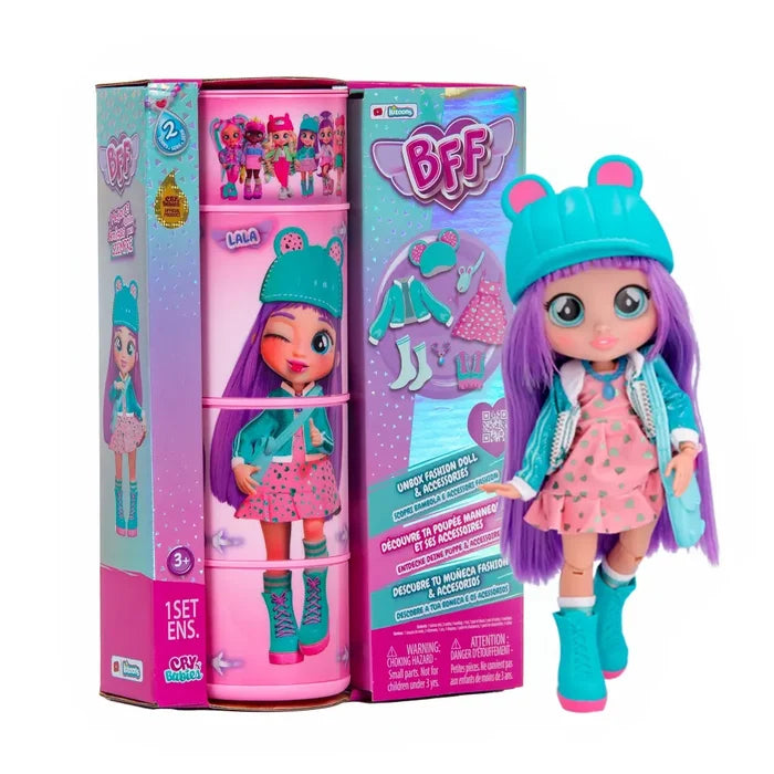 Cry Babies BFF Doll Lala 8 Inch