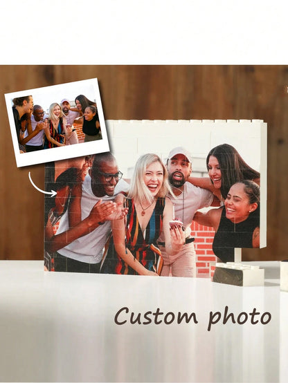 Customized Photo Puzzle, DIY Picture Building Blocks, Colorful Photo Puzzle, Decorative Memory Piece, Christmas Gift, Anniversary Gift,Multi-Functional,Reusable,Ornamental,Exquisite,Stylish,Adorable,C
