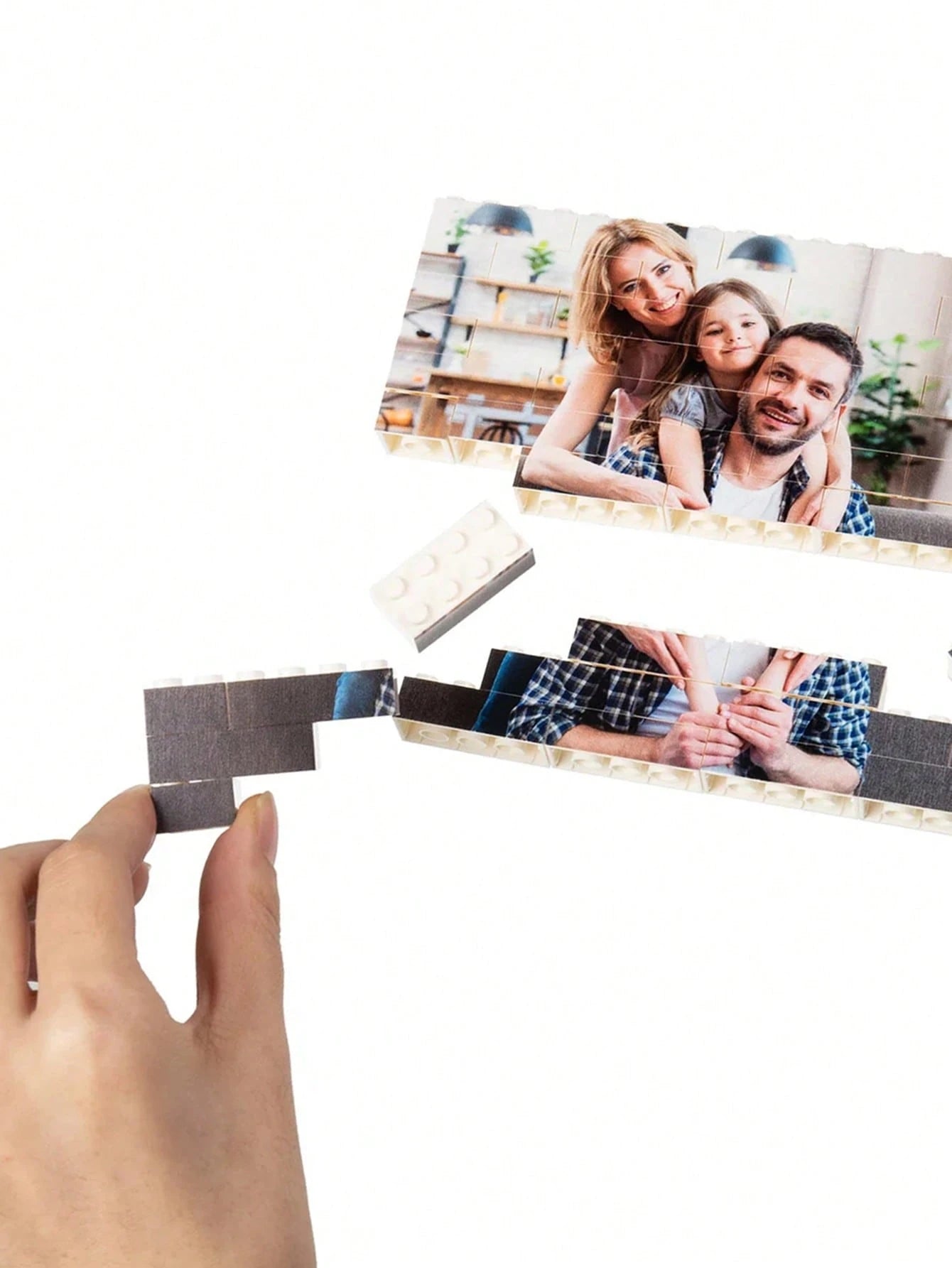 Customized Photo Puzzle, DIY Picture Building Blocks, Colorful Photo Puzzle, Decorative Memory Piece, Christmas Gift, Anniversary Gift,Multi-Functional,Reusable,Ornamental,Exquisite,Stylish,Adorable,C