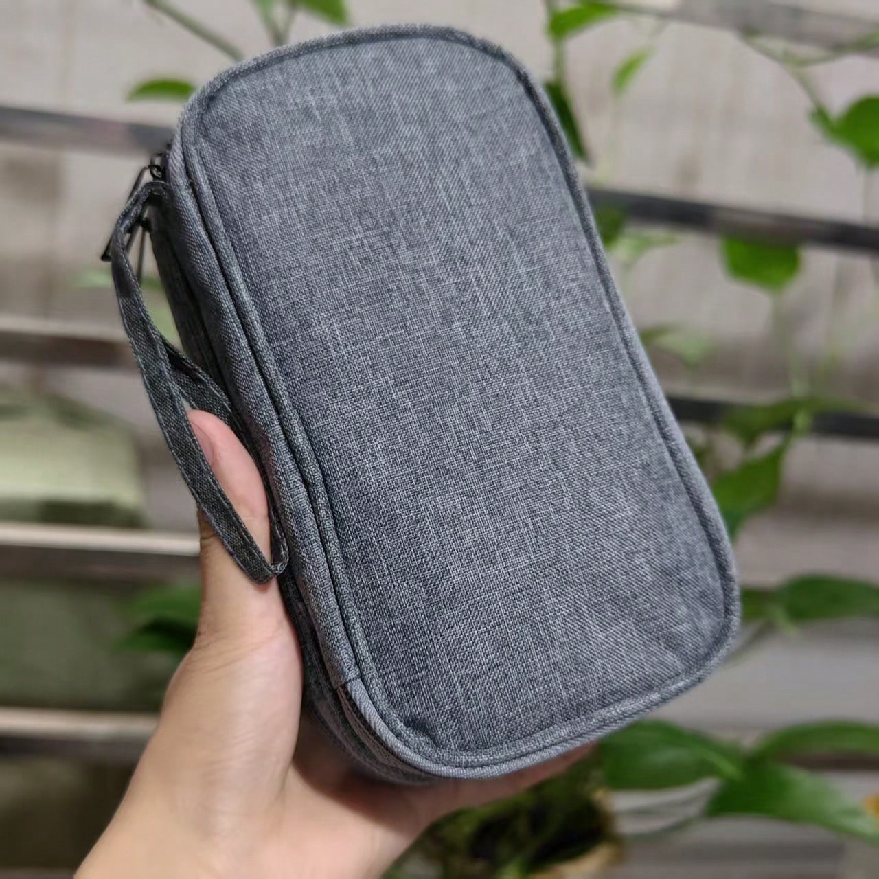 Digital Data Cable Organizer Bag, Portable Travel Pouch For Hard Drive, Power Bank, Earphones, Charging Cablescharger Case Power Bank Phone Charger