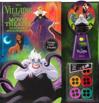 Disney Villains: Movie Theater Storybook & Movie Projector (Hardcover) By Dienesa Le