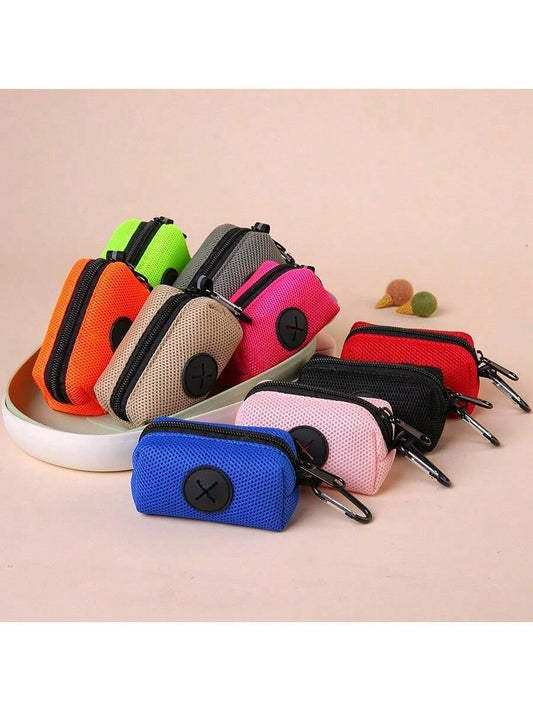 Dog Poop Bag Carrier Portable Pet Waste Bag Dispenser Luxury Stylish Dog Garbage Holder Dispensers Cleaning Supplies
