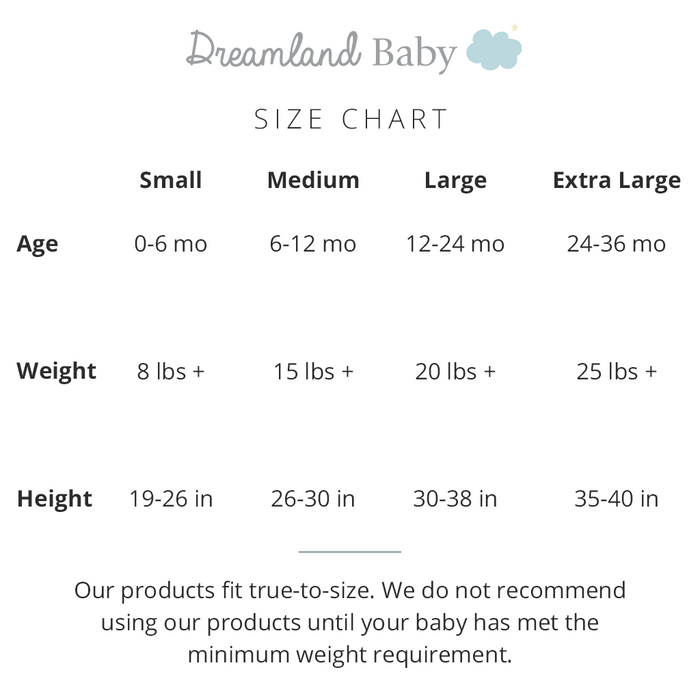 Dream Weighted Swaddle, Ocean Blue, 0-6 M
