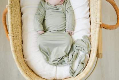 Dried Thyme Knotted Gown