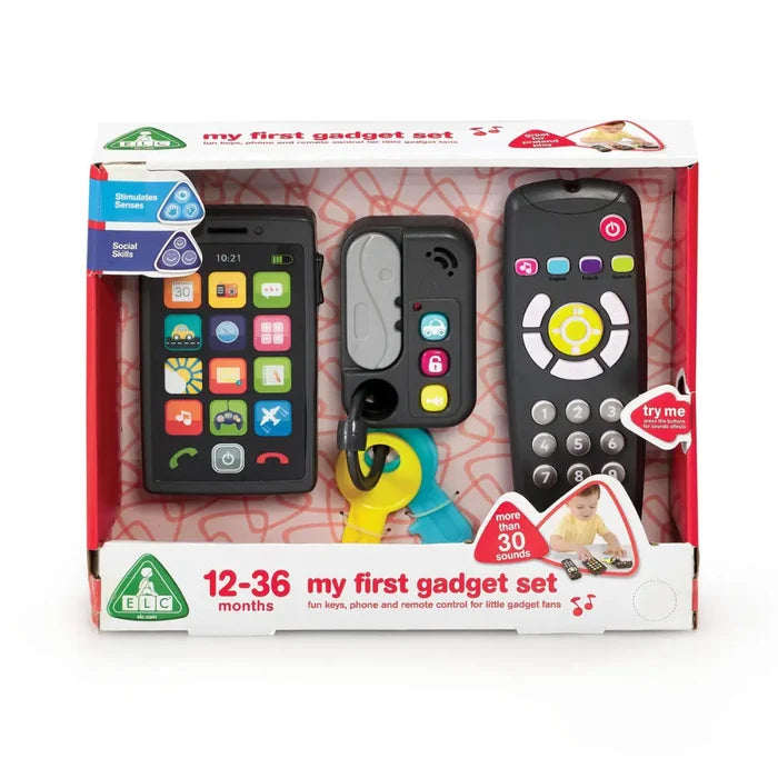 Early Learning Centre My First Gadget Set Pretend Phone, Keys & Remote Toy