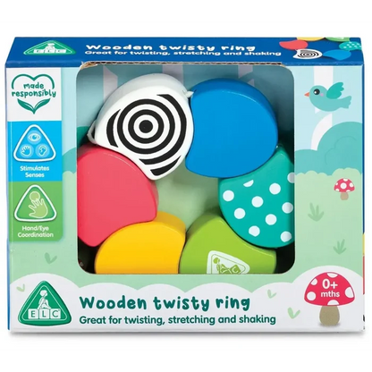 Early Learning Centre Wooden Twisty Rainbow Ring