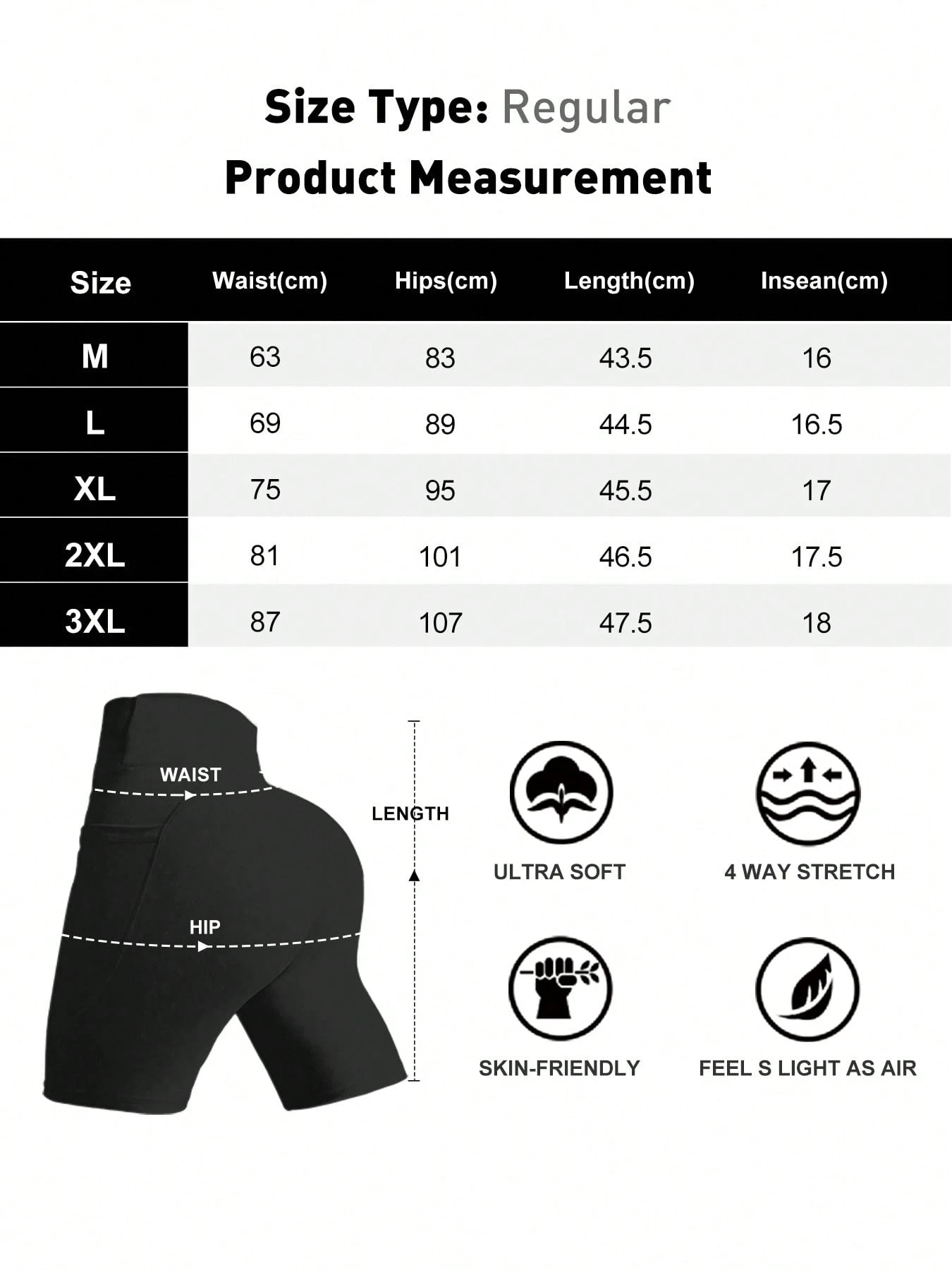 EBIOSVE 5Pcs High Waist Compression Yoga Shorts With Pockets, Tummy Control Bike Shorts, Soft Stretchy Athletic Shorts For Women Daily Fitness Running
