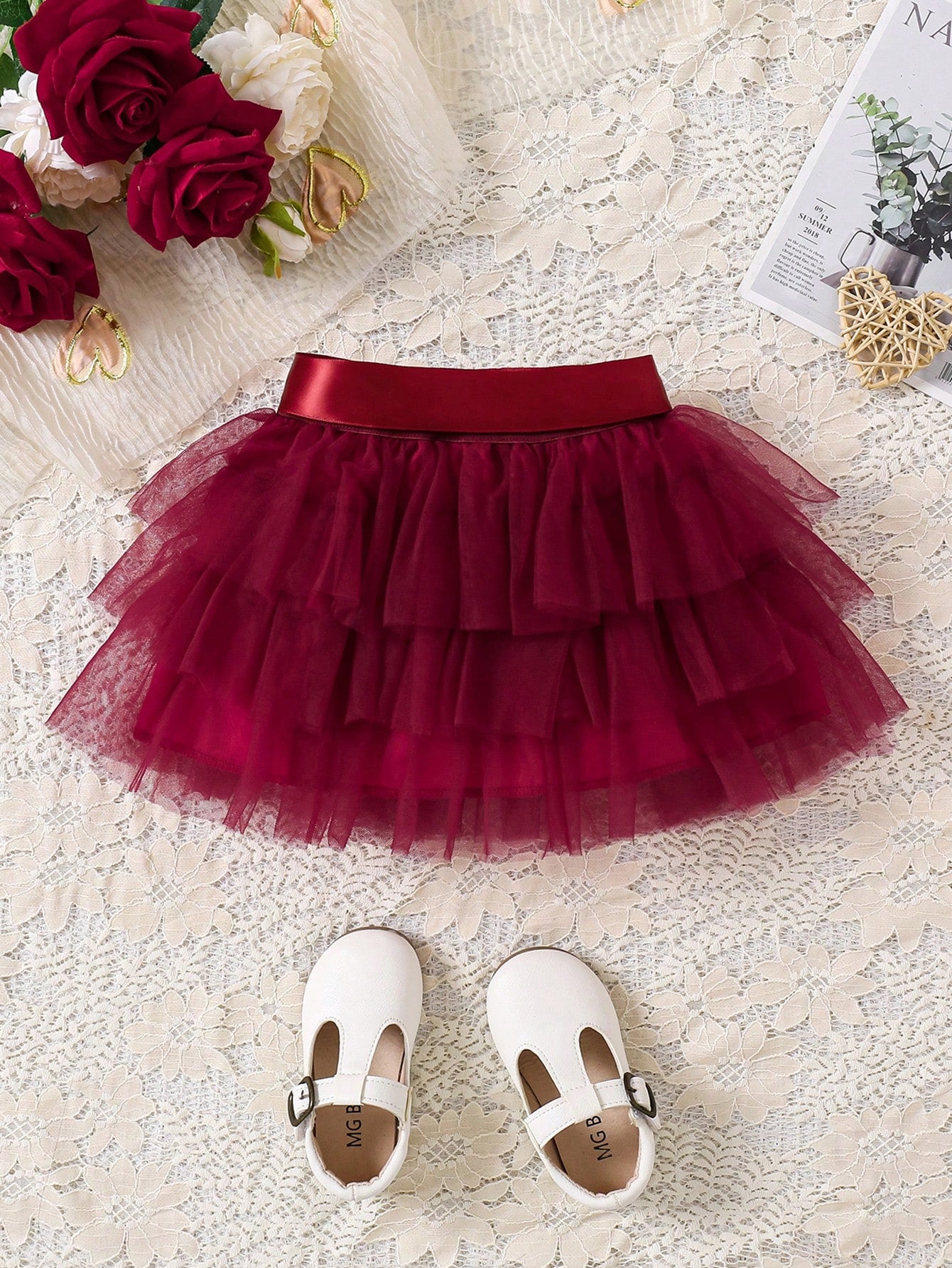 Elladie kids Baby Girl Tutu Skirt, Party Dress, Holiday Costume, Photography Prop