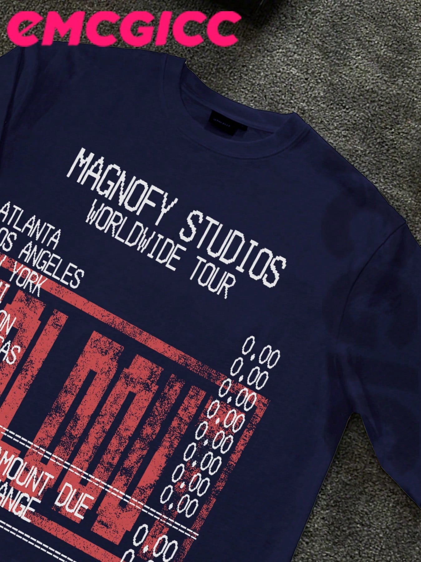 EMCGICC Manfinity Y2k Thin Long Sleeve Cotton Men T-Shirts,Art Punk Digital Print Graphic Funny Vintage Shirts,Hip-Hop,Regular Fit, Street Style,Ideal Gift