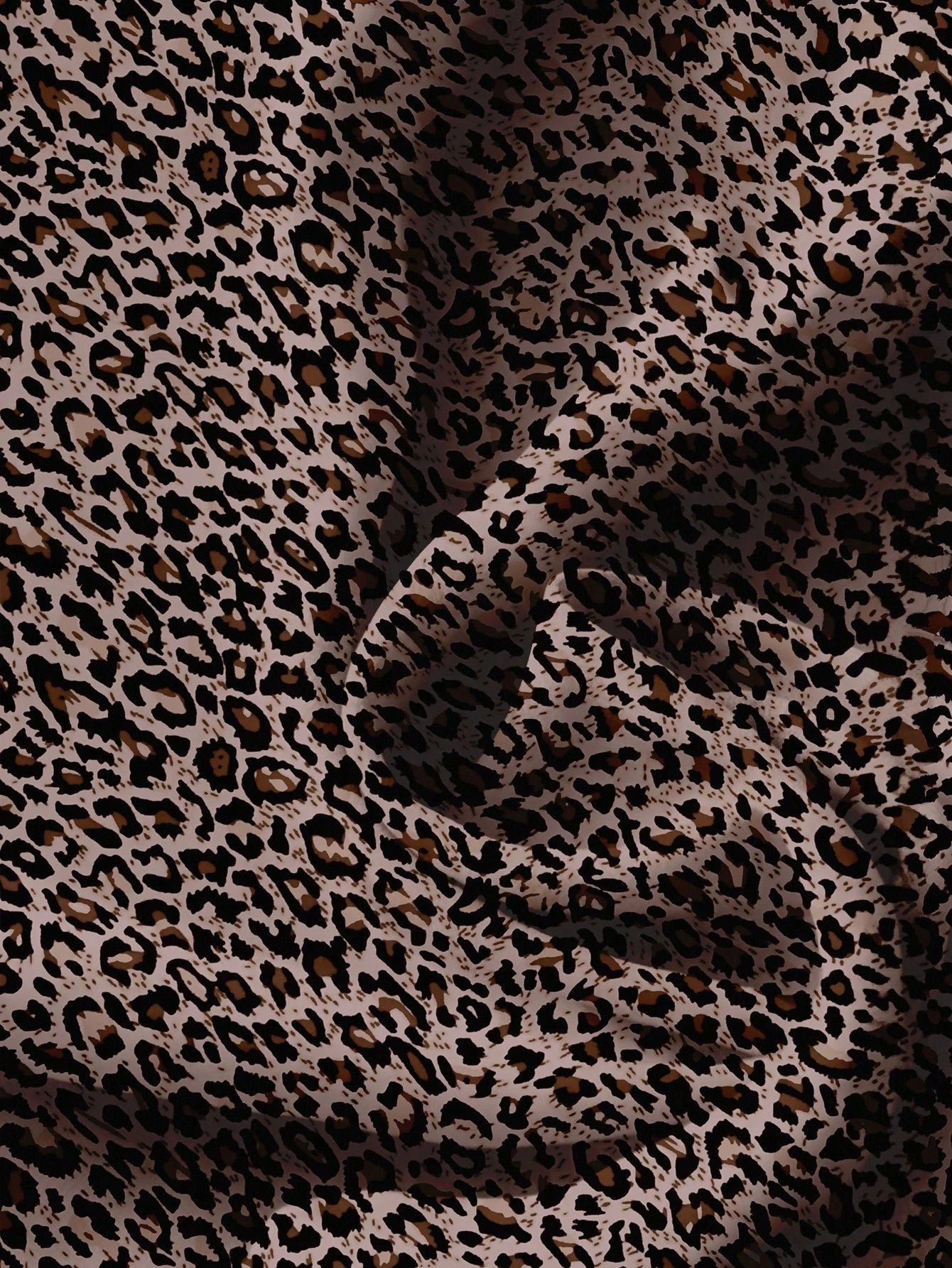 EMERY ROSE Plus Size Casual Leopard Print Shirt, Suitable For Summer Chic Blouses For Women Fall