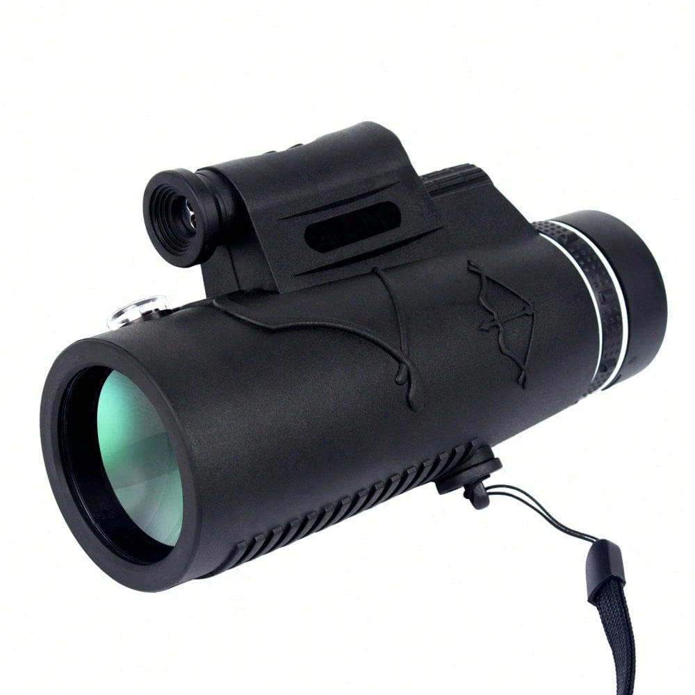 Extra Long 9800M/300000M Compass Distance Night Vision High- Angle Monocular Telescope Outdoor Hiking Travel Portable Telescope Fashion Accessories Tool