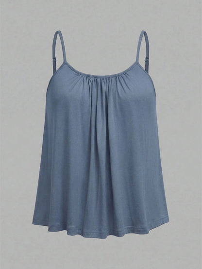 EZwear 3pcs Plus Size Casual Minimalist Ditsy Floral Camisole