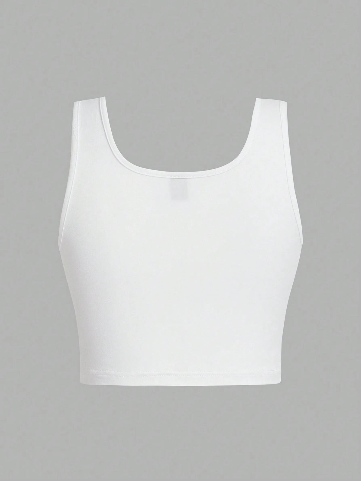 EZwear Women's 3pcs Black White Gray Super Short Tight Casual Basic Tank Top, Suitable For Summer Back To School