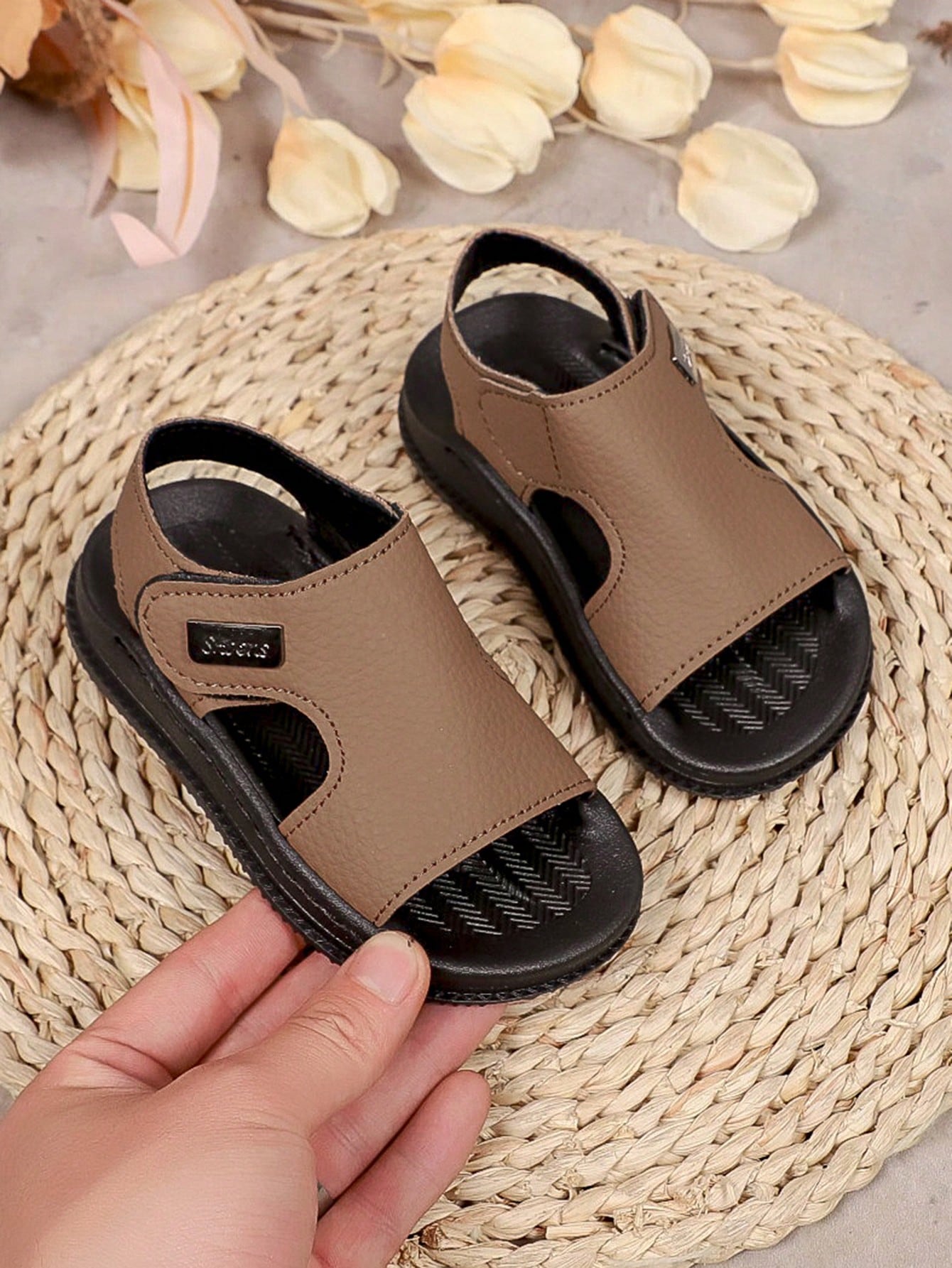 Fashionable Casual Flat Sandals For Toddler, Little Kid, Tween Kid, Soft Bottom Baby Walking Shoes