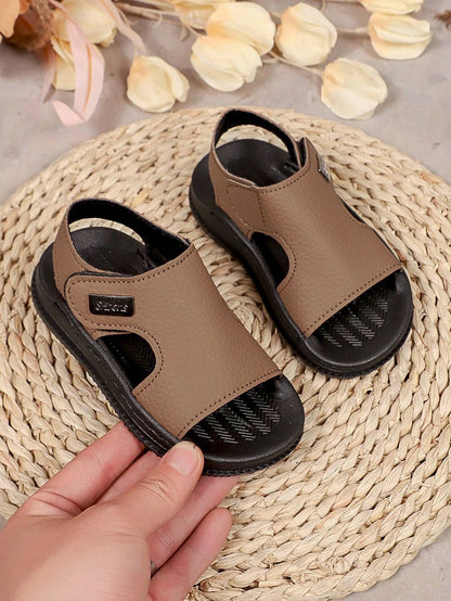 Fashionable Casual Flat Sandals For Toddler, Little Kid, Tween Kid, Soft Bottom Baby Walking Shoes