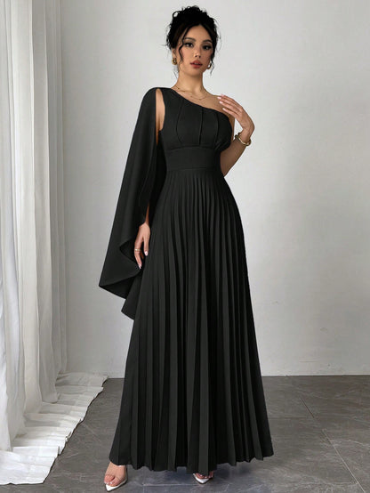Firerie New Versatile Pleated Sleeveless Dress For Women Vacation Outfits Vacation Outfits Sundress, Formal Black Dresses For Women Summer