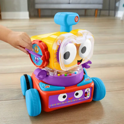 Fisher-Price Laugh & Learn 4-in-1 Learning Bot Interactive Toy with Smart Stages
