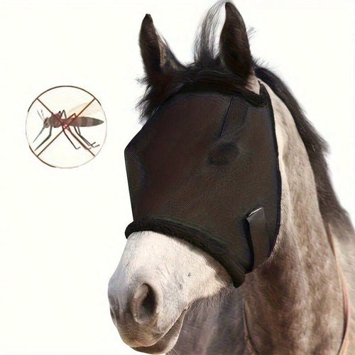 Fly Mask, Full Face UV Protection Horse Mask, Breathable Fine Mesh Fly Mask For Horse