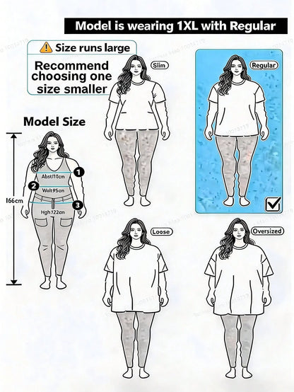 Franclia Plus Size Women's Summer Casual Solid Color Puff Sleeve Fitted Top
