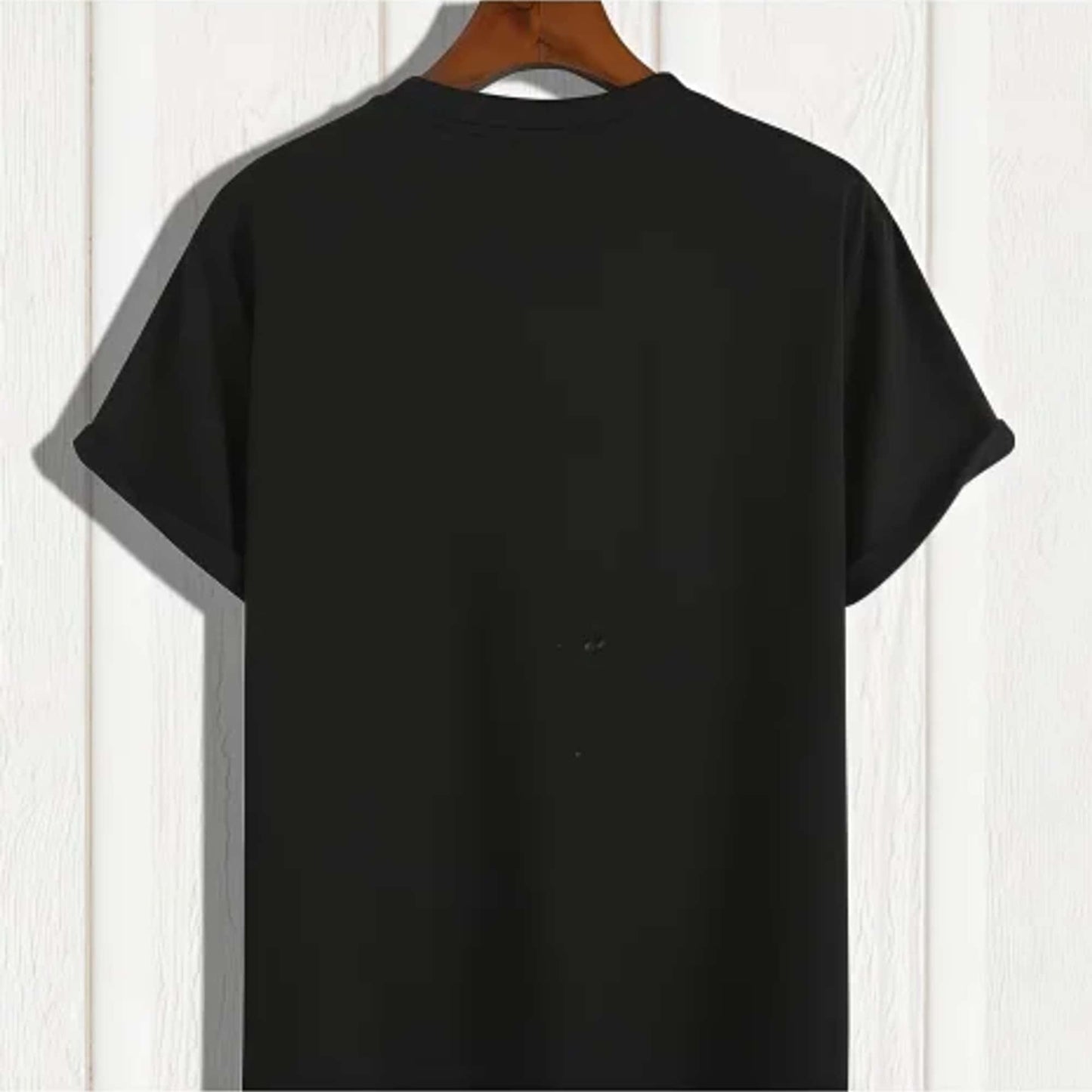 Graphic T-Shirt, Black Cat-Themed T-Shirt, White Print, Regular Fit, Crew Neck, Casual Shirt For Pet Owners, Humorous Clothing, Fun Design.