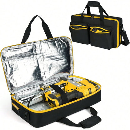 Grease Gun Case Compatible With Grease Gun 20v DCGG571B/ Grease Gun M18 2646-20/M12 2446-20, Carrying Case Compatible With Grease Gun, Battery & Charger​, Bag Only
