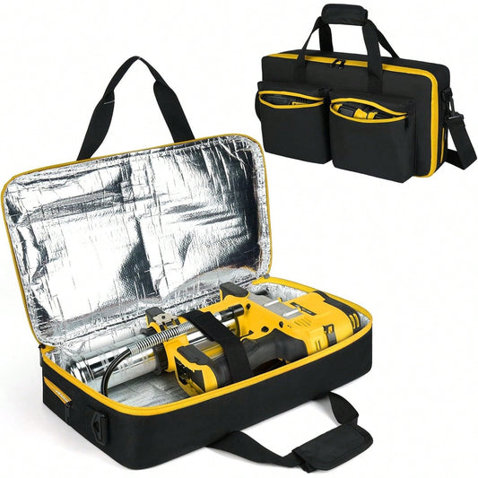Grease Gun Case Compatible With Grease Gun 20v DCGG571B/ Grease Gun M18 2646-20/M12 2446-20, Carrying Case Compatible With Grease Gun, Battery & Charger​, Bag Only